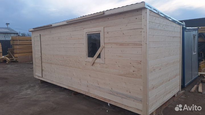 Бытовка и хозблок с утеплением и отделкой