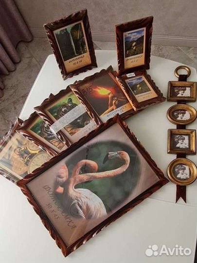 Фоторамки из дерева (ручная работа) новые