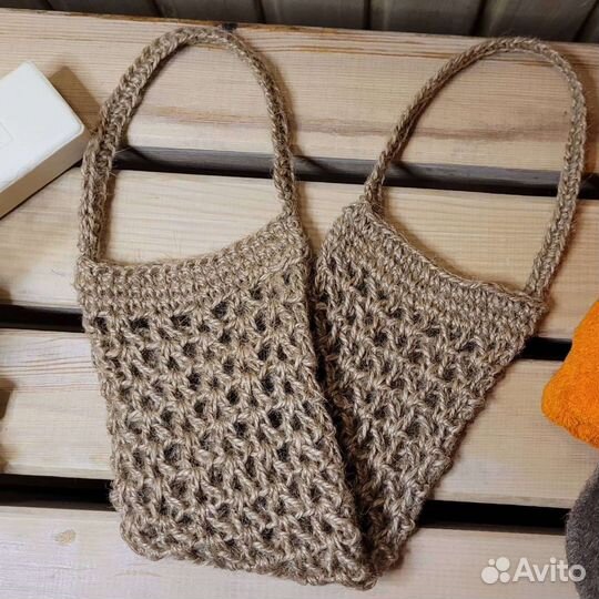 Эко-мочалки из джута