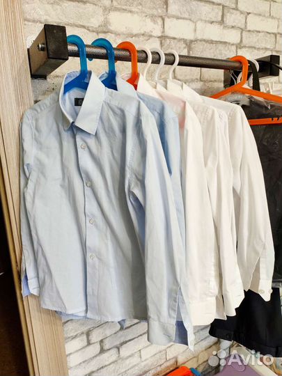 Рубашка на мальчика 128 134 140 Пеплос