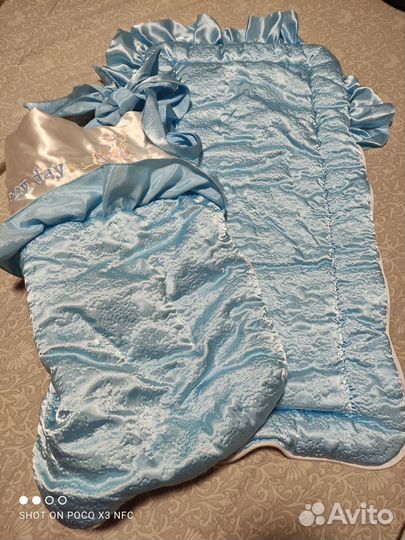 Конверт на выписку и одеяло