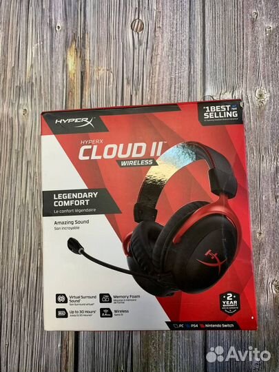Игровые наушники hyperx cloud 2 wireless