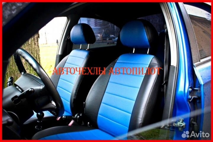 Чехлы Автопилот Chevrolet Aveo T300 из экокожи