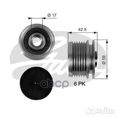 Обгонная муфта генератора DriveAlign OAP7106
