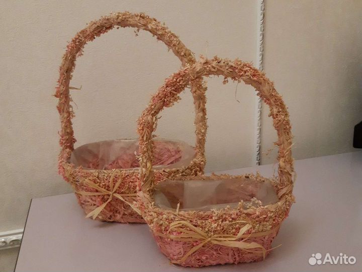 Корзины из сухоцветов флористические