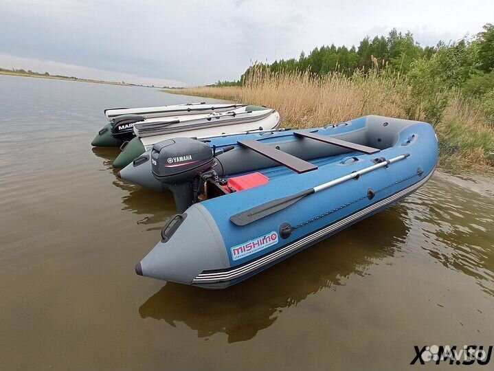 Лодка mishimo sport 390 (цвет синий/серый)