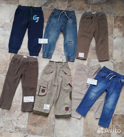 Пакет вещей на мальчика 1.5-2-3 года или выборочно