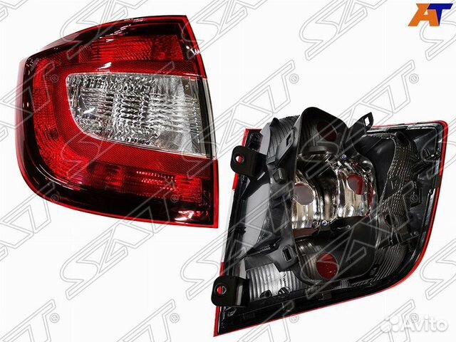 Фонарь задний левый задний левый Skoda Rapid