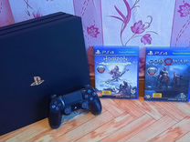 Sony PS4 PRO 1000Gb + 3 Диска