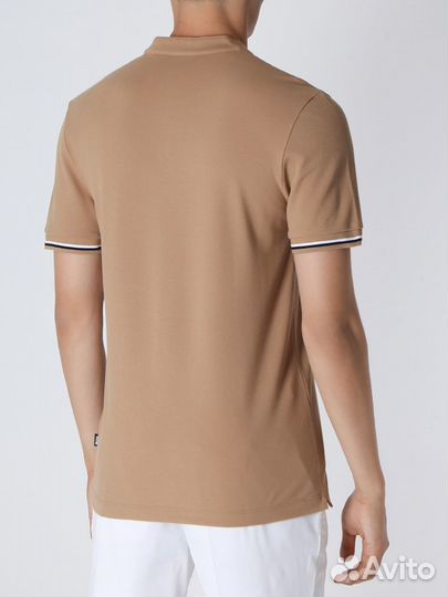 Поло Slim Fit хлопковое boss