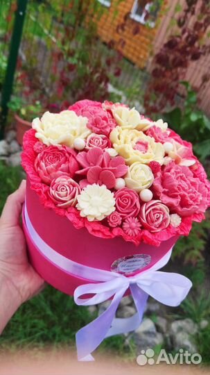 Букет из шоколадных цветов