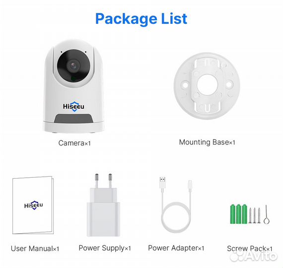 Видеоняня беспроводная камера Wi-Fi
