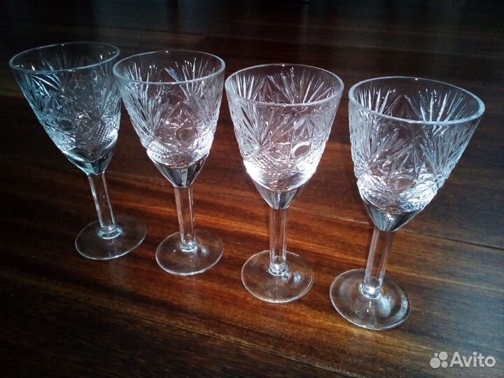 Фужеры, стаканы, салатники из хрусталя СССР
