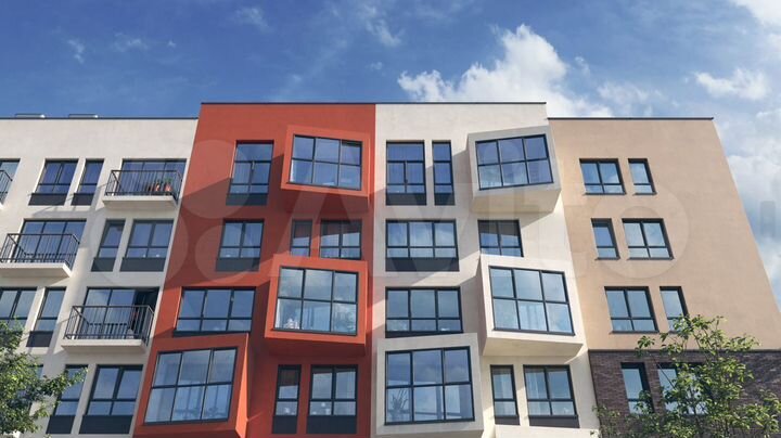 2-к. квартира, 54,3 м², 1/5 эт.