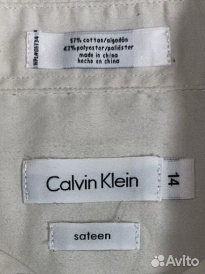 Calvin klein рубашка подростковая Оригинал