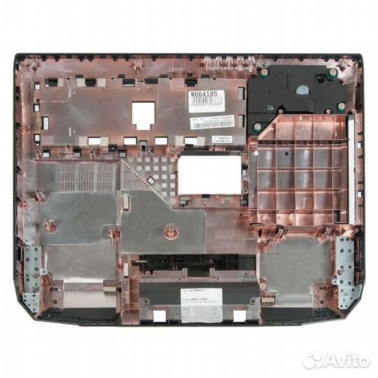 Нижняя часть корпуса для asus G750JZ черная с разб