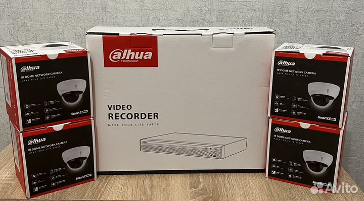 IP-Комплект видеонаблюдения Dahua 4 Мп