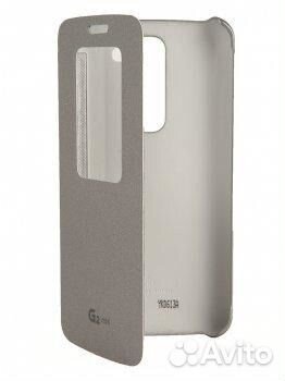 Оригинальный Чехол на LG G2 mini (окно) серый