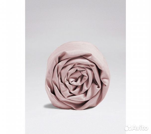 Простынь GoodNight Сатин 180х200х20 Розовый на рез