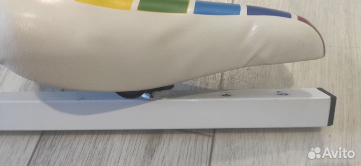 Детское велокресло переднее белое