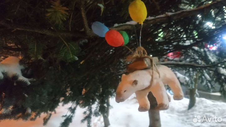 Медведь на шариках. На заказ. Авторская работа