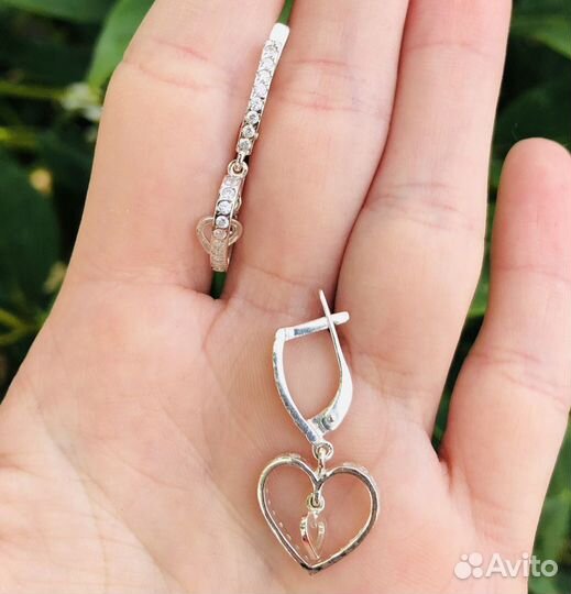Серьги из серебра
