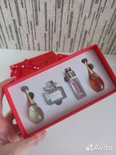 Набор миниатюр-аналогов Dior (Диор), 4 шт по 5 мл