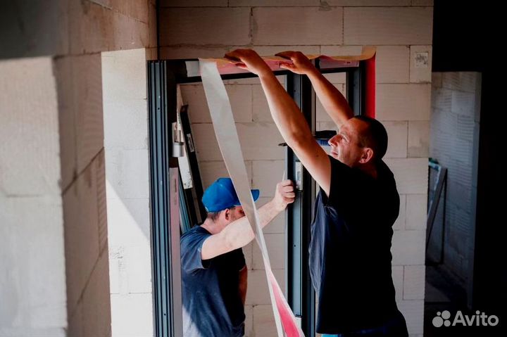 Остекление домов коттеджей / Входные группы