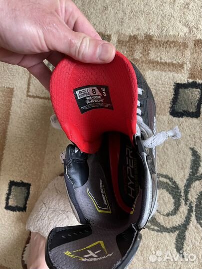 Хоккейные коньки bauer vapor hyperlite 8 fit3