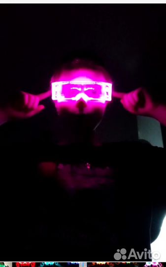 LED очки