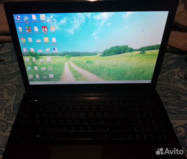 Ноутбук asus K55D / AMD A8 4500M