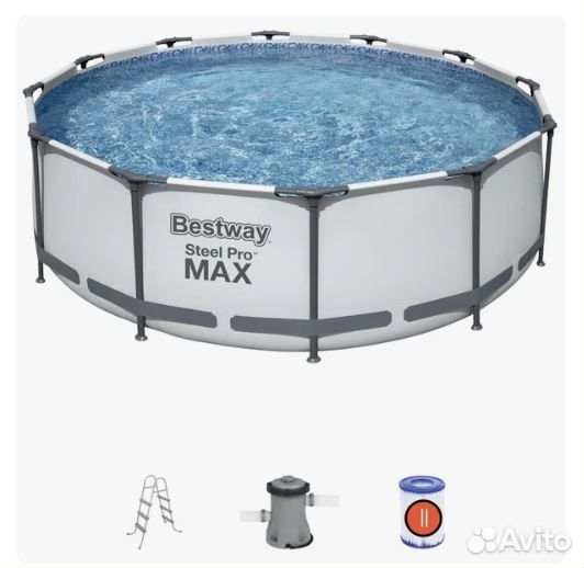 Бассейн каркасный Steel Pro 366х100 см