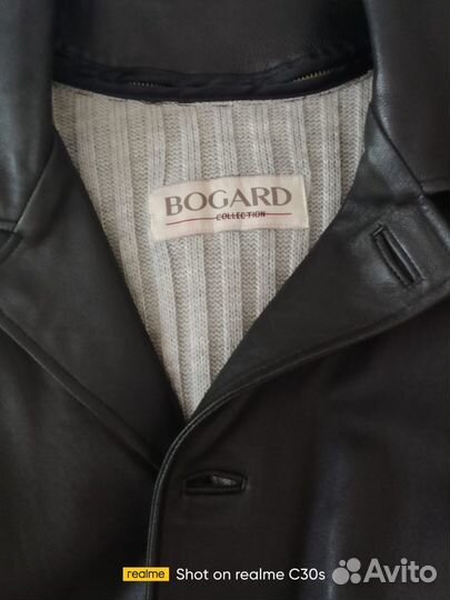 Кожаный пиджак мужской