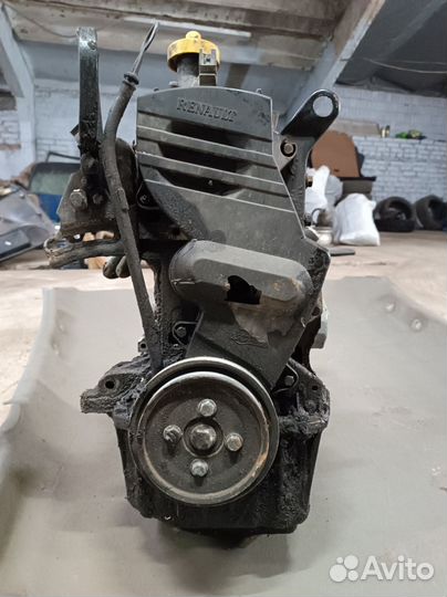 Двигатель двс Renault megane, logan K7M 1.6