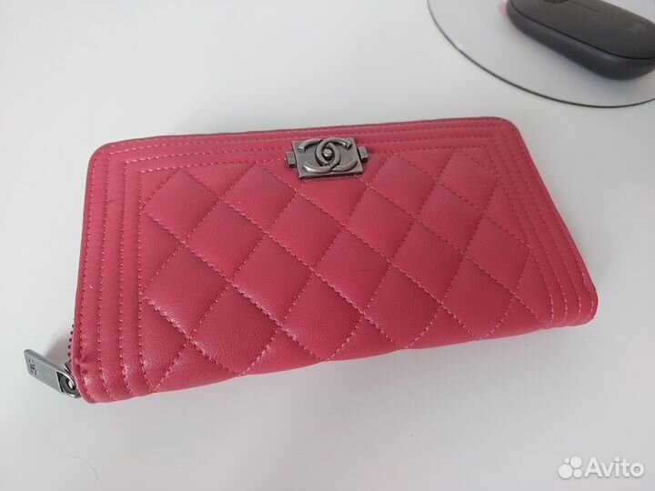 Кошелек женский chanel розовый