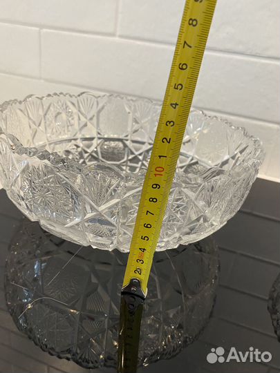 Хрустальные вазы СССР алмазная грань