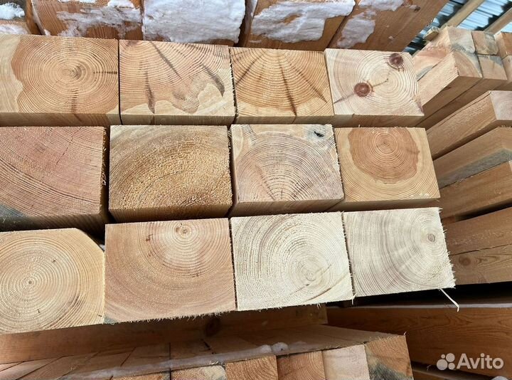 Брус обрезной 100х100х6000мм