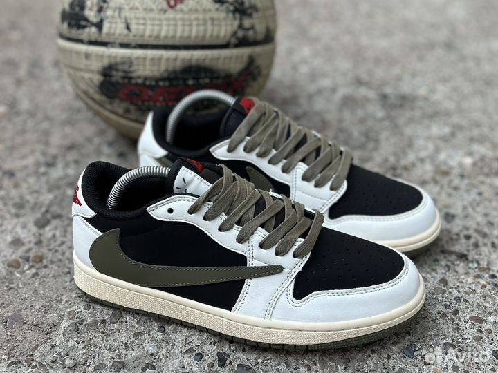 Кроссовки Nike Air jordan 1 low travis scott