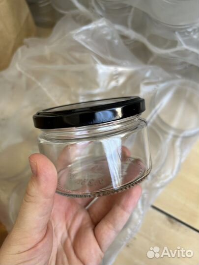 Банки стеклянные 0.25 твист шайба