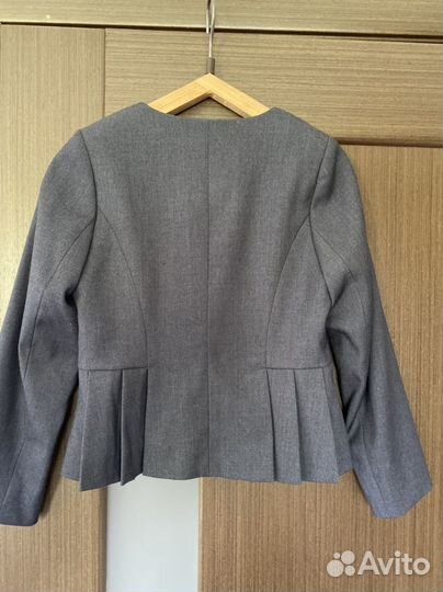 Школьная форма пиджак Рост 128 Серый