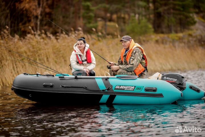 Gladiator E 380 Pro черно-бирюзовая