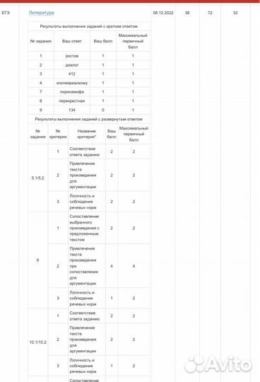 Репетитор по литературе