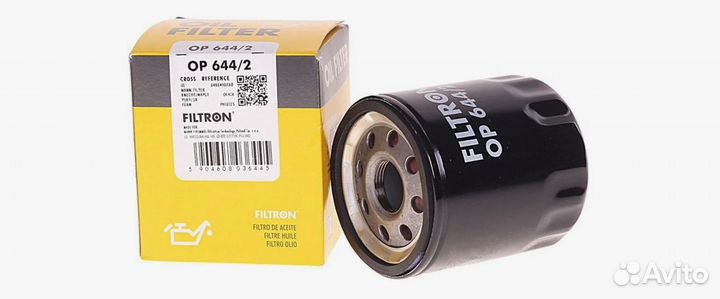 Фильтр масляный Octavia I, II 1.6-2.0, Fabia I