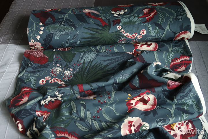 Плотные ткани икеа филодендрон, софиа, ленда