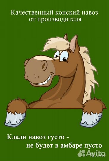 Конский навоз