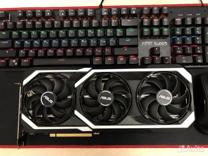 RTX 3060Ti 8Gb Asus Gaming. Холодная видеокарта