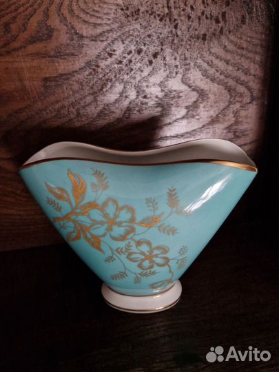 Фарфоровая салфетница, вазочка Lettin Германия