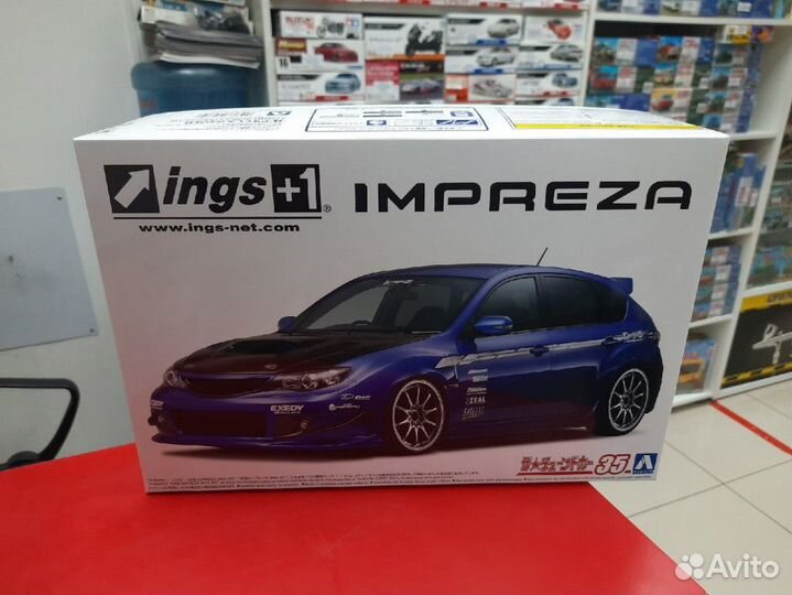 05875 Subaru Impreza WRX STI GRB ings 1:24 Aoshima