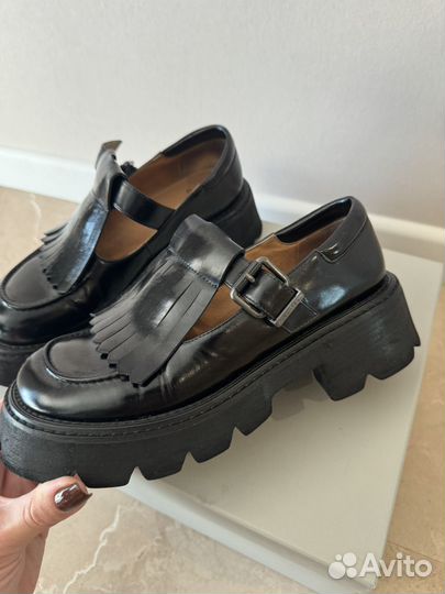 Лоферы женские натуральная кожа