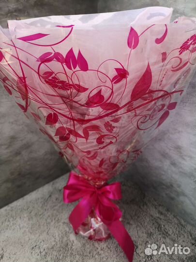 Букет белых роз 25шт